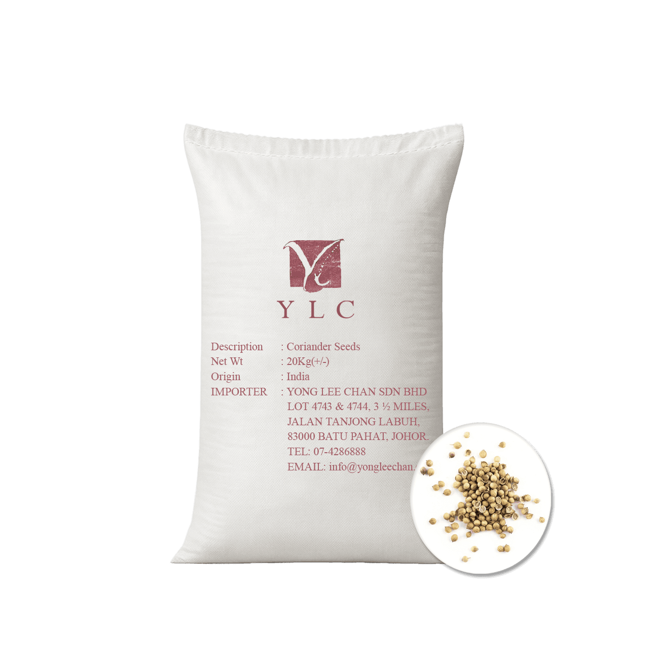 25Kg Ketumbar India (Coriander Seed) 印度芫茜只 1