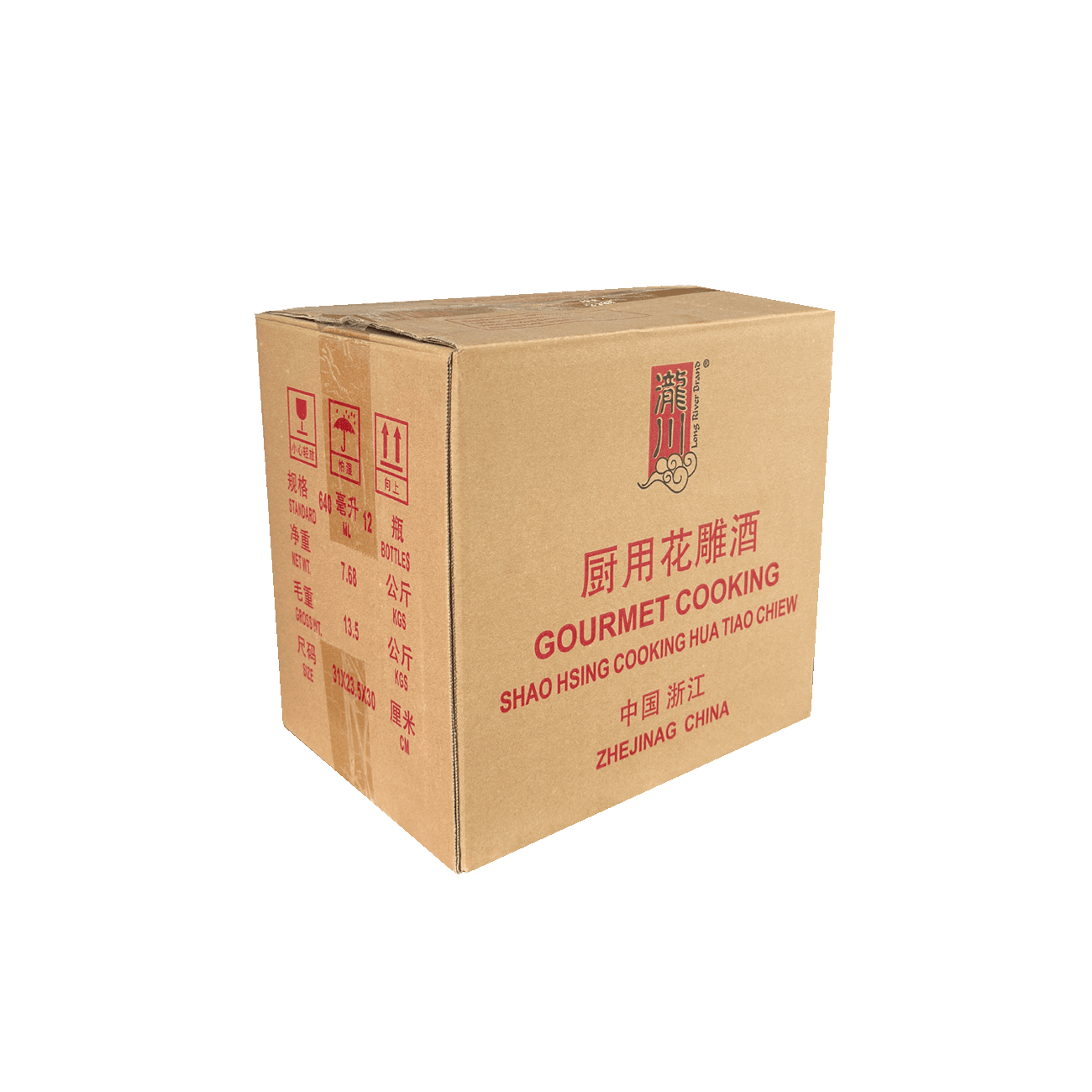 640ml x 12 Hua Tiao Chiew Long River 泷川花雕酒 1
