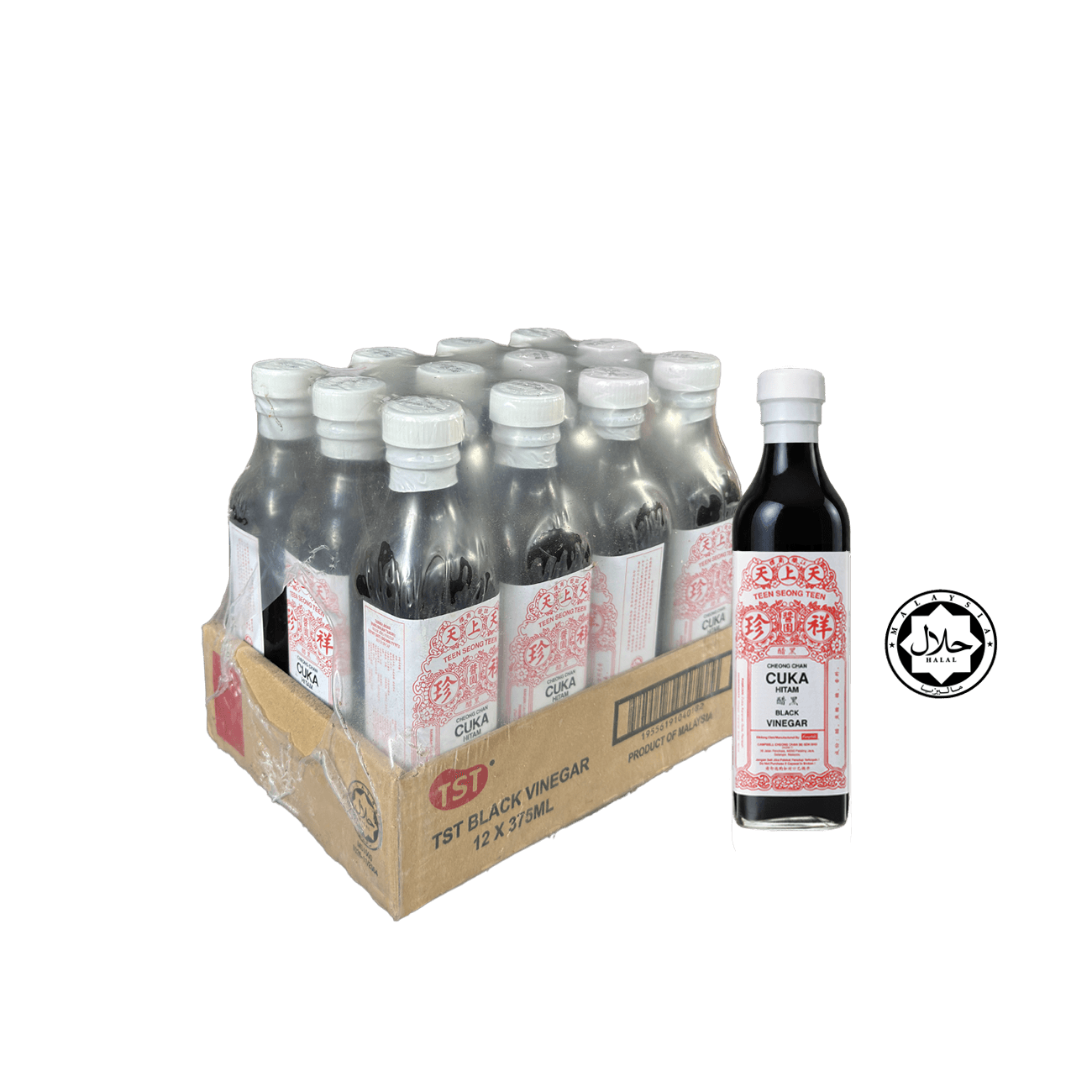 375ml x 12 TST Black Vinegar 天上天黑醋(小) 1