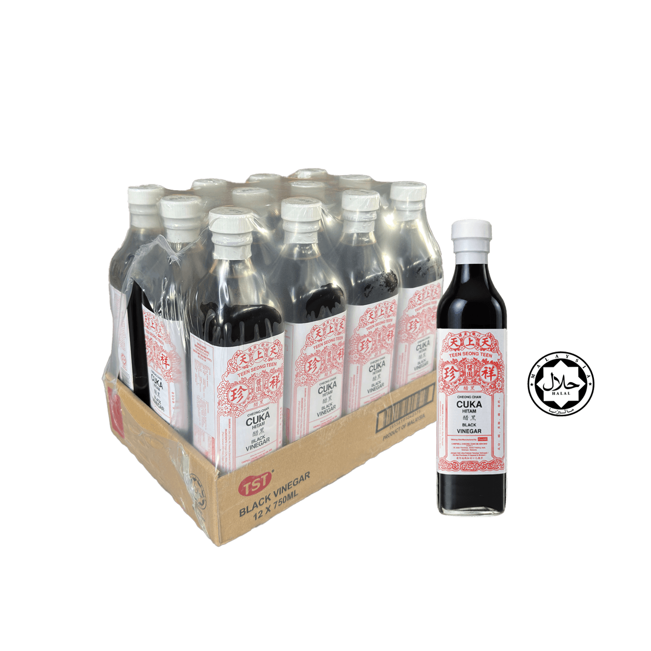 750ml x 12 TST Black Vinegar 天上天黑醋(大) 1