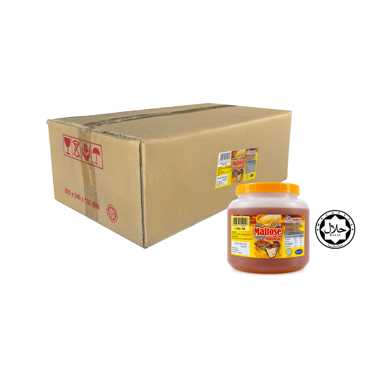 3Kg x 6 CP Pure Maltose 纯正麦芽糖 1