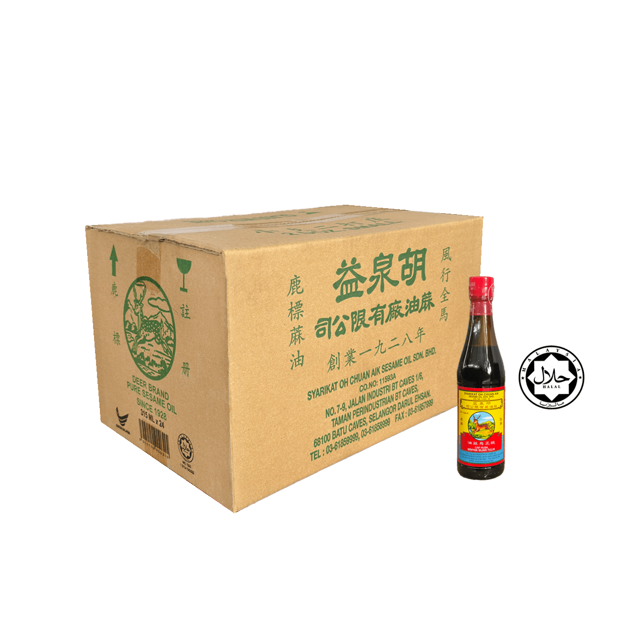 315ml x 24 Minyak Bijan Rusa Merah 小鹿蔴油(红) 1